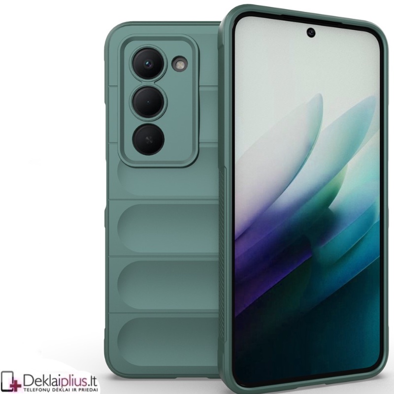 Magic Shield guminis dėklas su kameros apsauga - žalias (Xiaomi Redmi 15 4G) Magic Shield guminis dėklas su kameros apsauga - žalias (Xiaomi Redmi 15 4G)